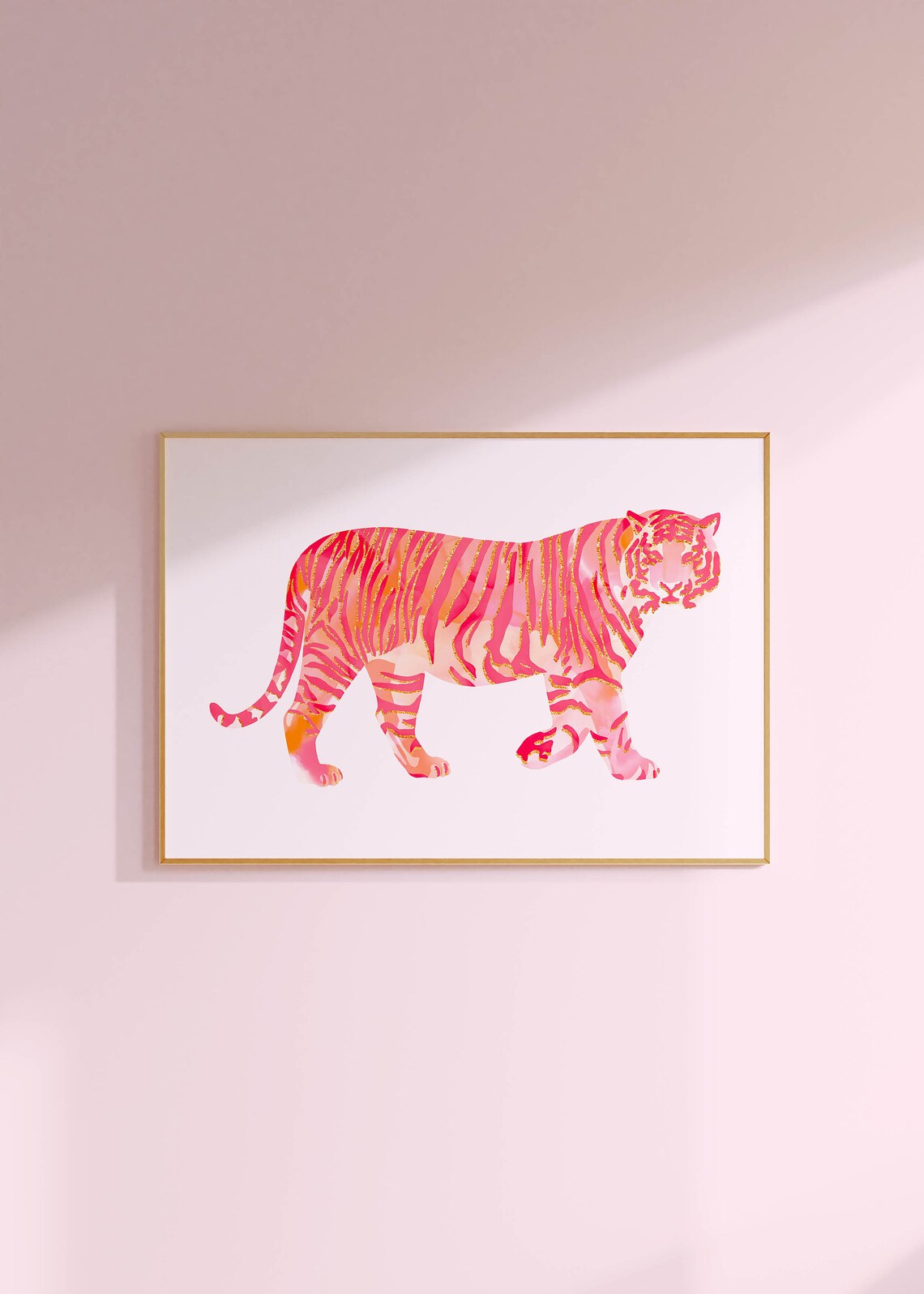 Tiger Animal Print, Preppy Dorm Room Decor - Image 3