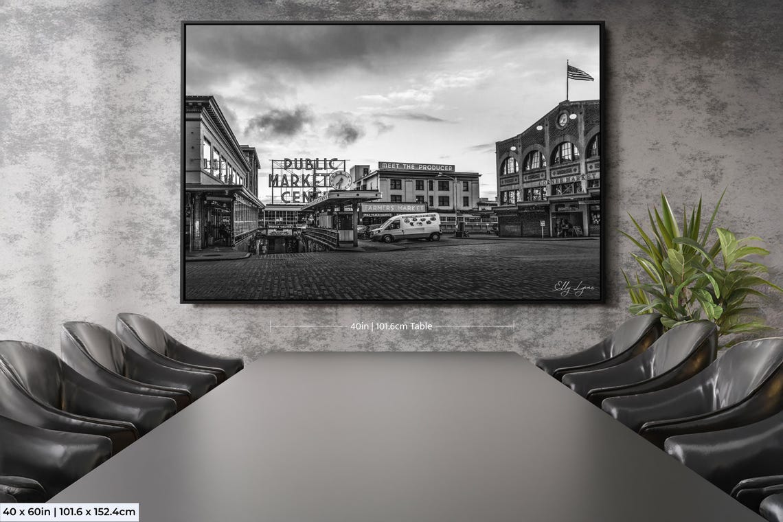 Pike Place Public Market Center, Urban Photography Print - Image 2