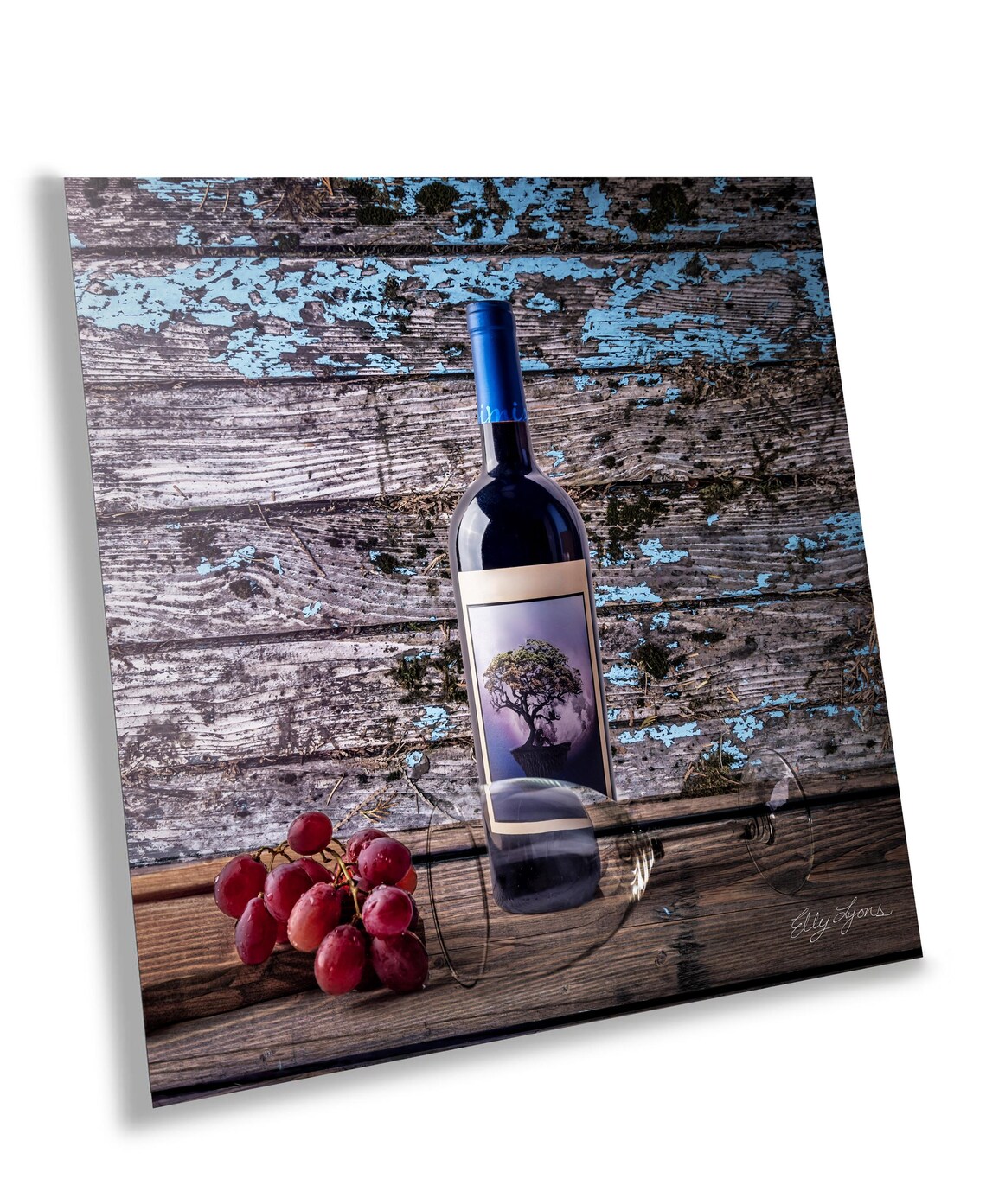 Wine Glass Still Life, Modern Still Life Art