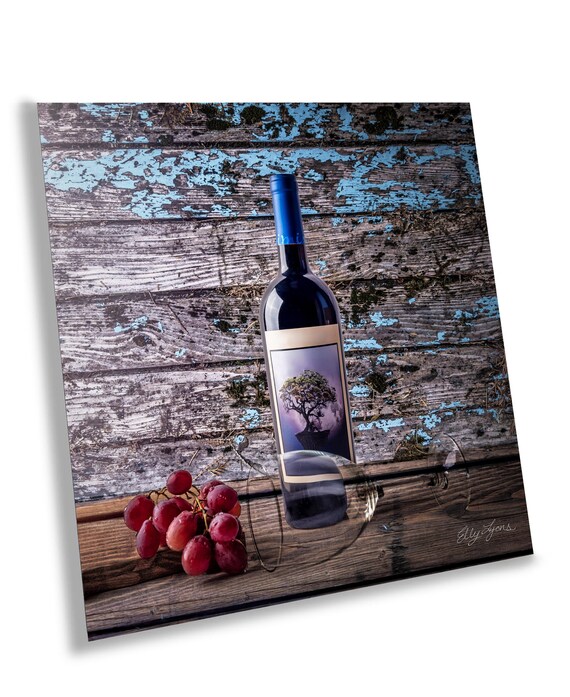 Wine Glass Still Life, Modern Still Life Art
