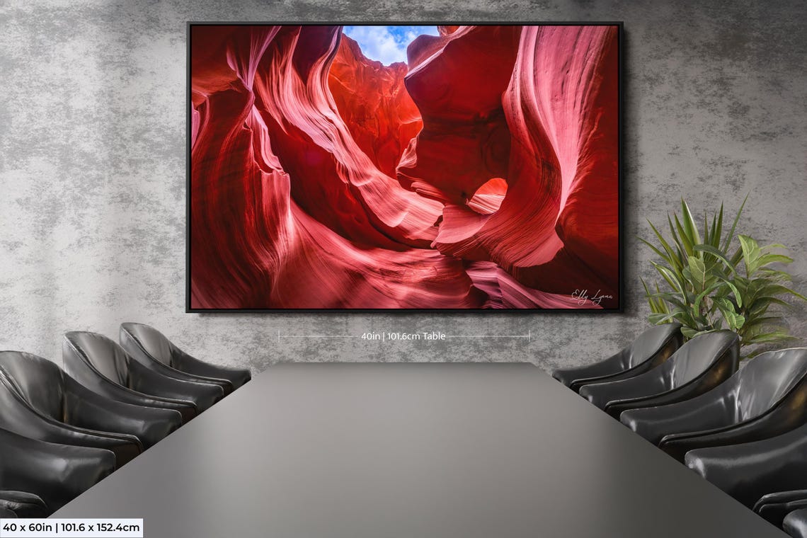 Antelope Canyon Art Print, Arizona Landscape Photography - Image 2