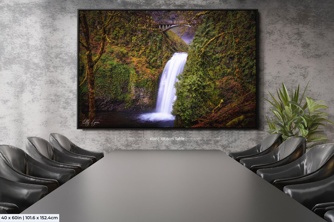 Waterfall Print, PNW Nature Landscape - Image 2