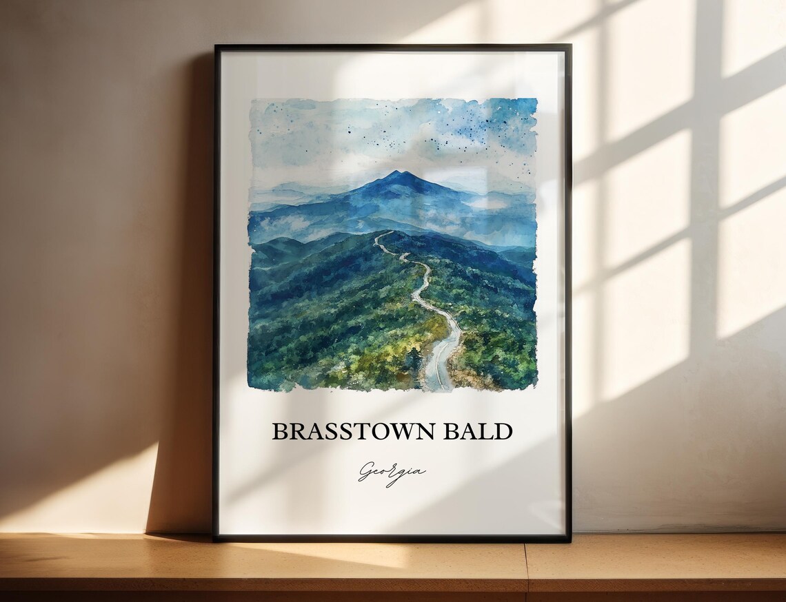 Brasstown Bald, Hiawassee Blue Ridge Travel Poster - Image 5