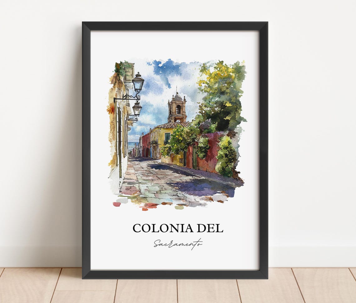 Colonia Del Sacramento Wall Art Uruguay Print Artwork Gift Travel Poster Housewarming - Image 2