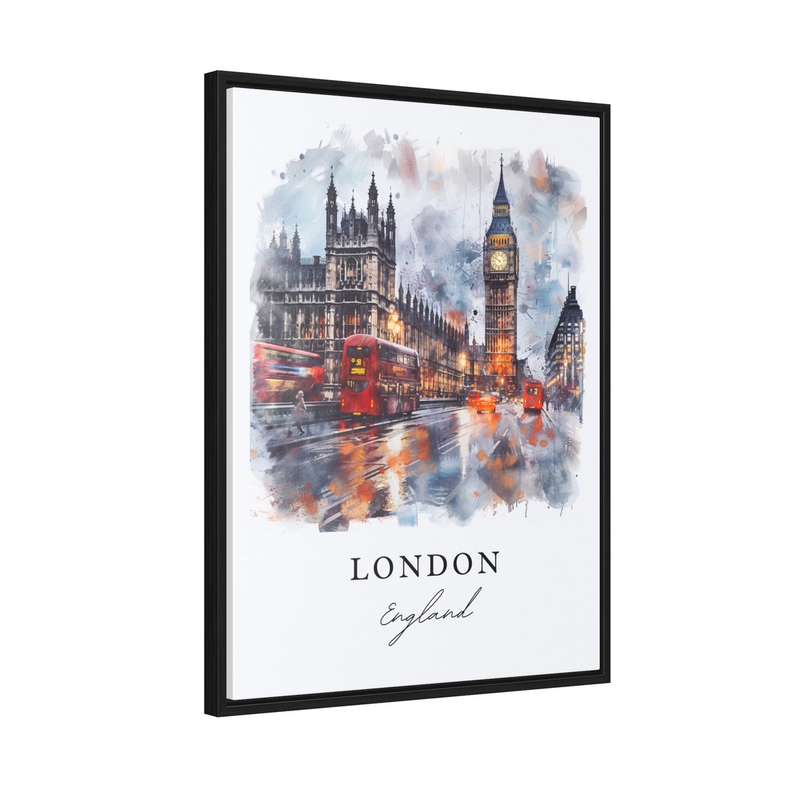 London Art Print, England Travel Poster for Home - Image 2
