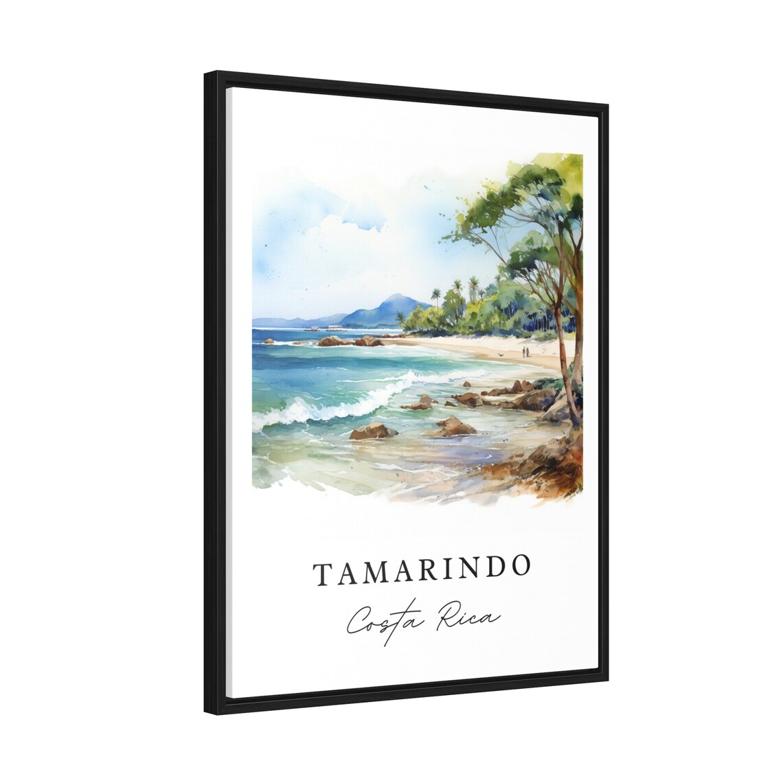 Tamarindo Traditional Travel Poster, Costa Rica - Image 2