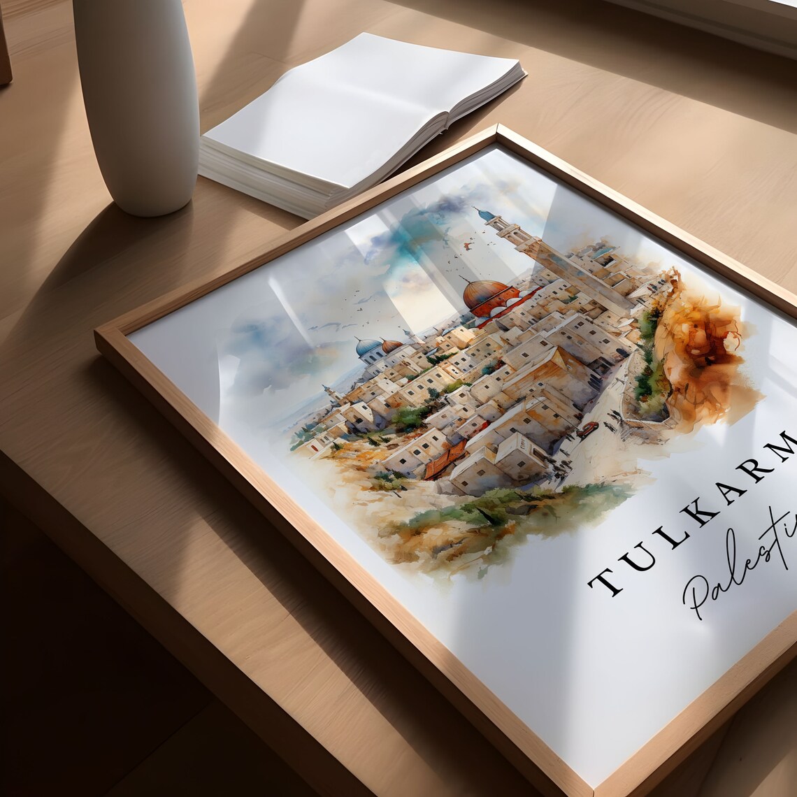 Tulkarm Palestine Wall Art Print, Custom Text - Image 4