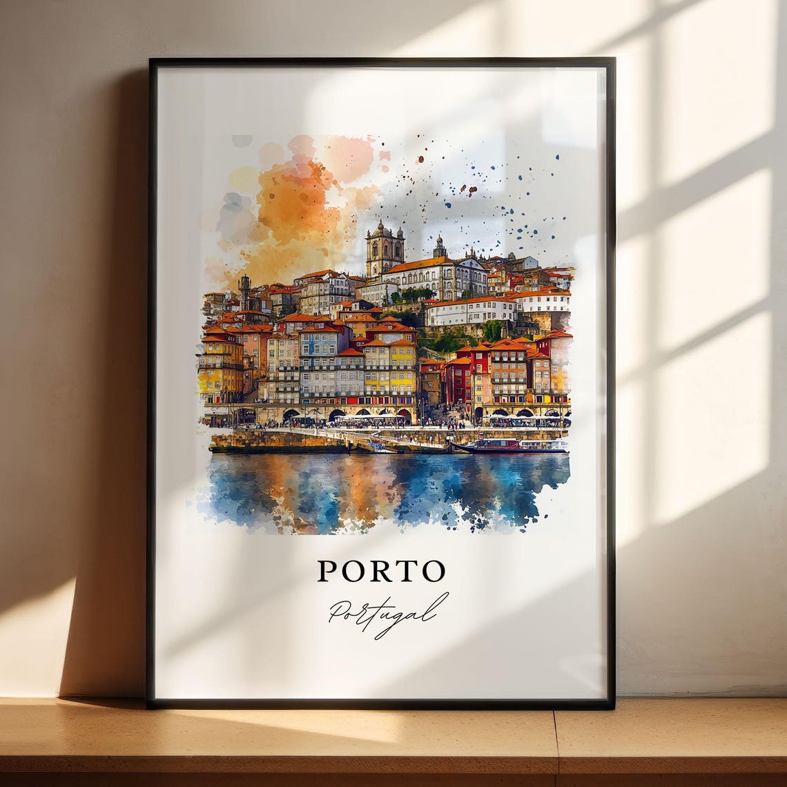 Porto, Portugal Watercolor Travel Poster - Image 5