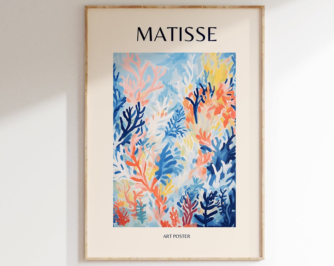 Henri Matisse Minimalist Floral Gallery Art Print