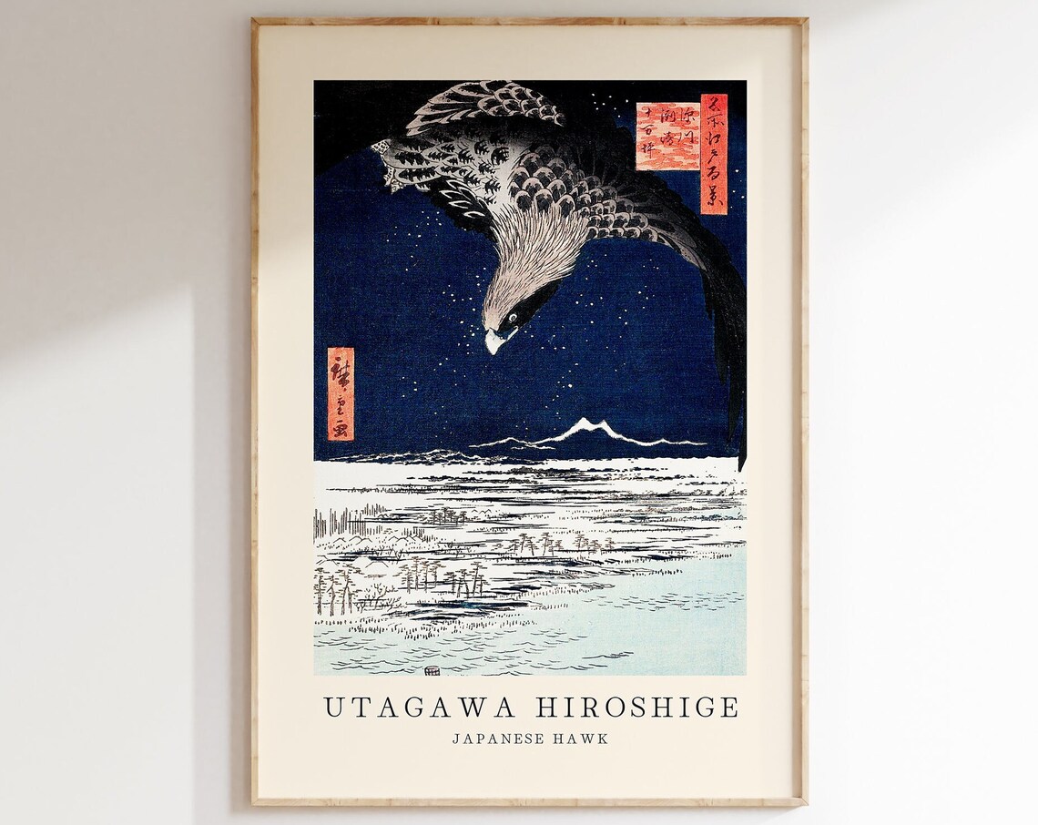 Utagawa Hiroshige Japanese Poster Art Print