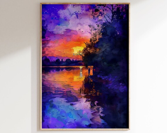 Henri Matisse Inspired Print With Frame Exhibition Gallery Wall Colorful Matisse Poster Matisse Art Print Living Room Retro Wall Art