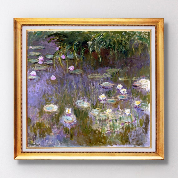 Claude Monet Water Lilies Fine Art Glice 1920 Sku 0168