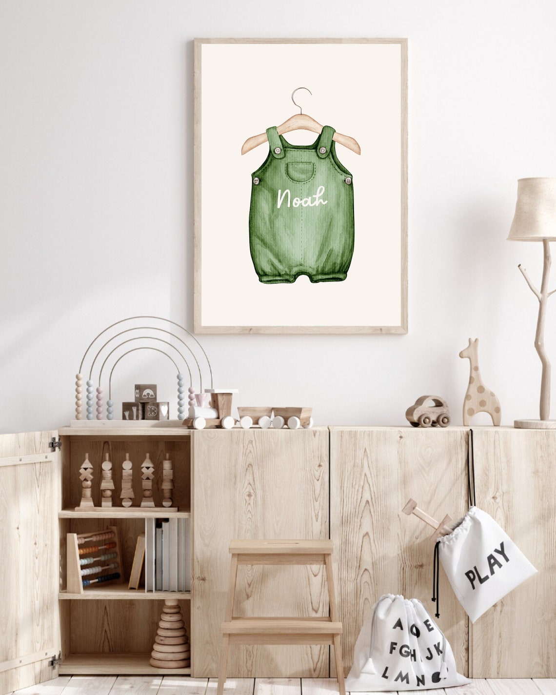 Custom Name Poster, Boys Room Nursery Decor - Image 2