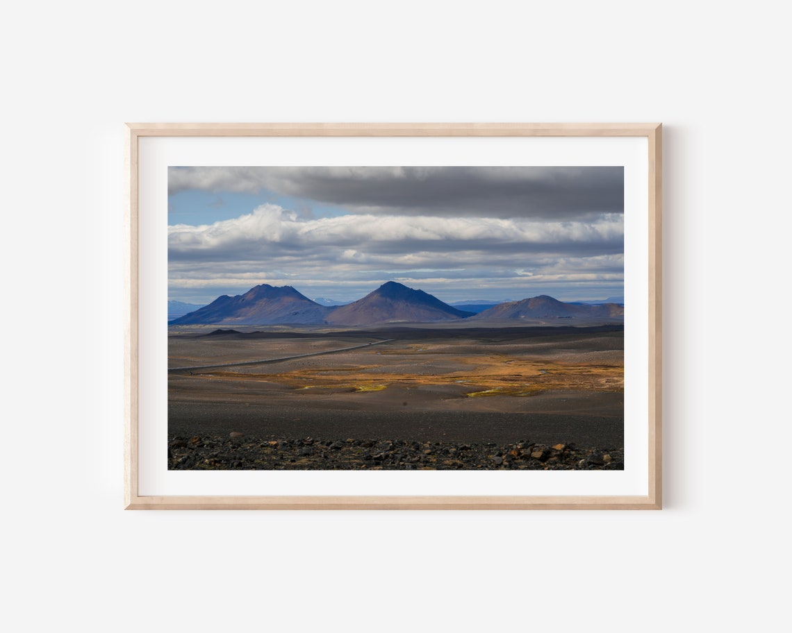 Iceland Landscape Photo Iceland Mountains Landscape Wall Art Print Iceland Photography Print Iceland Travel Poster Iceland Art - Image 4