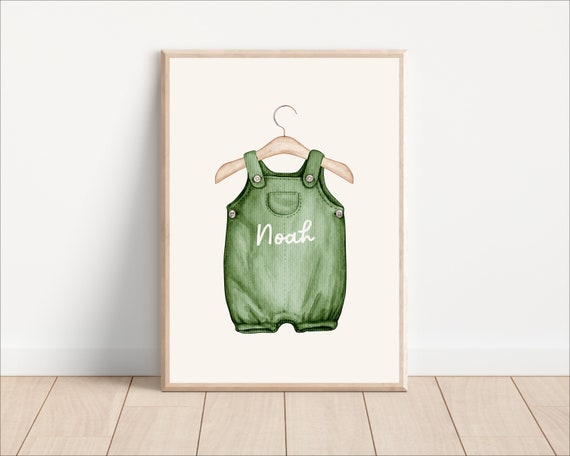 Custom Name Poster, Boys Room Nursery Decor