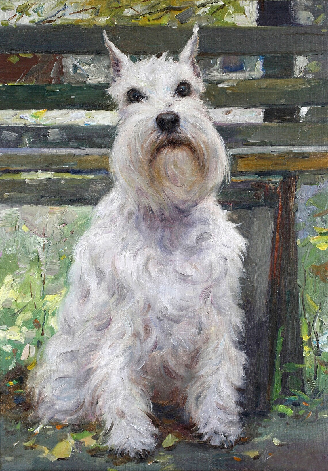Custom Pet Portrait From Photo, Oil Painting - Image 3