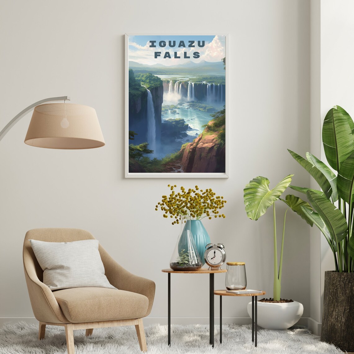 Majestic Iguazu Falls on the Argentina Brazil Border Travel Poster - Image 4