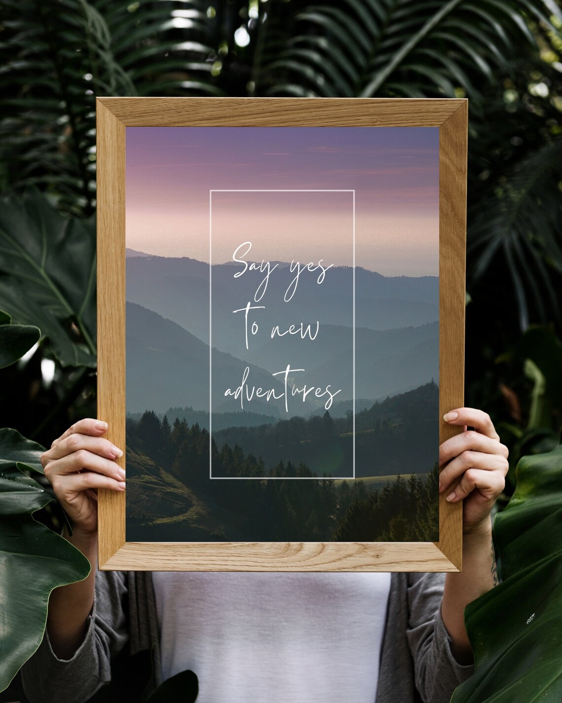 Affirmation Adventure, Minimalist Design Poster - Image 3