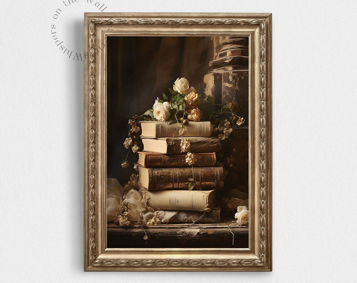 Dark Academia Smut Readers Still Life Art Print - Image 6