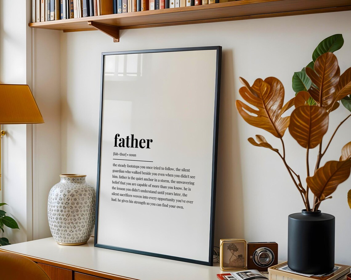 Father Definition, Dad Gift for Fathers Day - Image 2