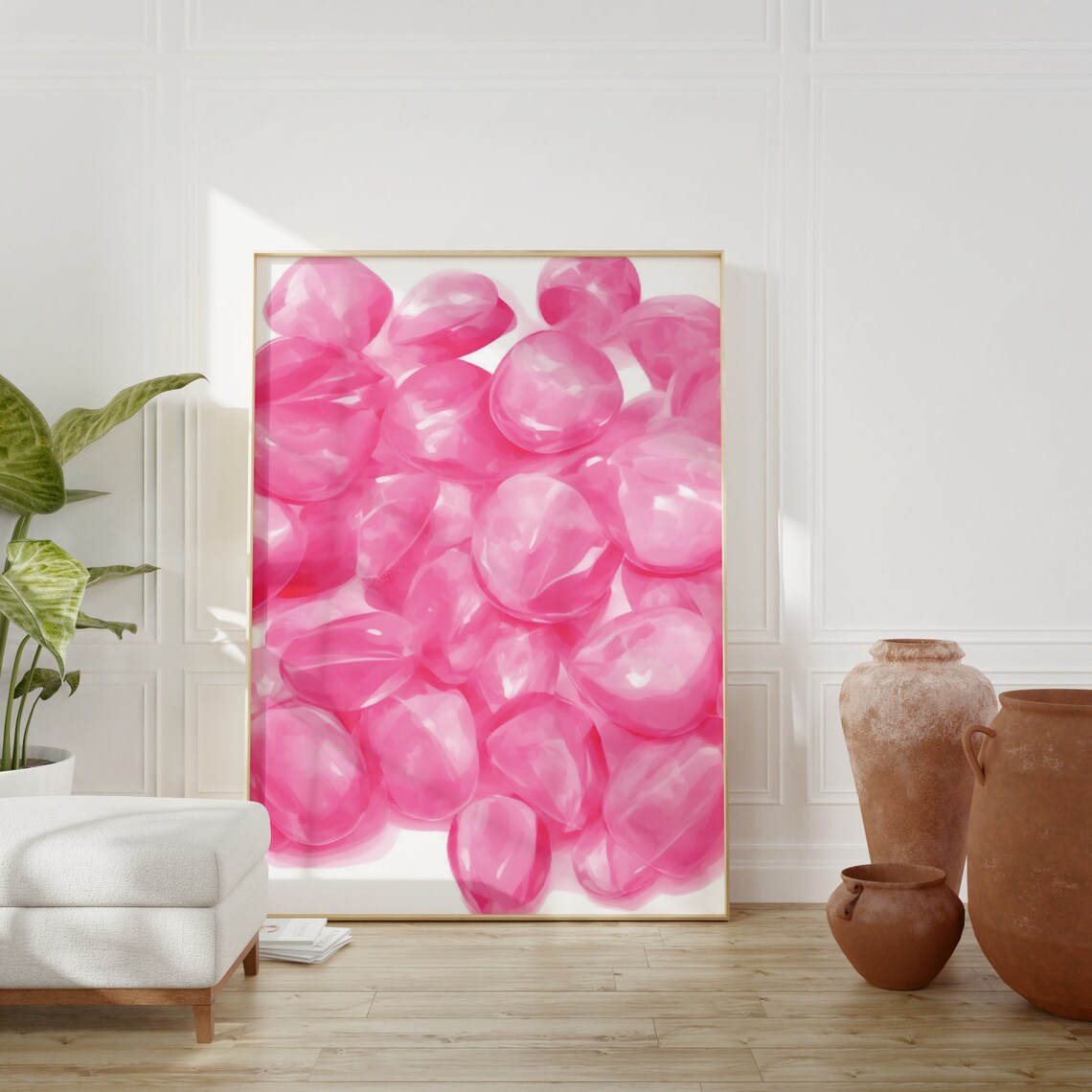 Pink Gummy Candy Retro Poster Sweet Preppy Dopamine Aesthetic Decor - Image 3