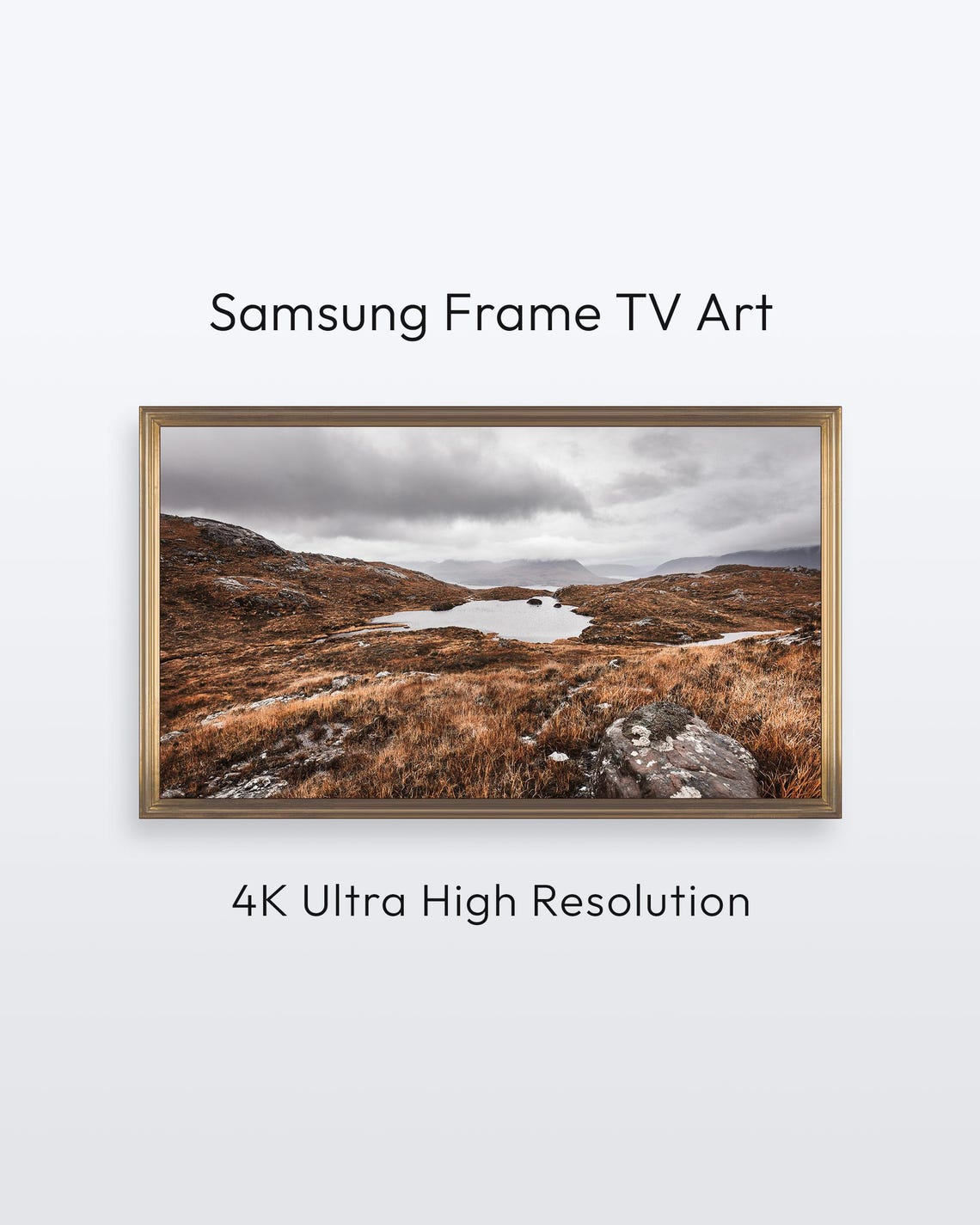 Scotland Samsung Frame Tv Art Moody Nature Photography 4k Print
