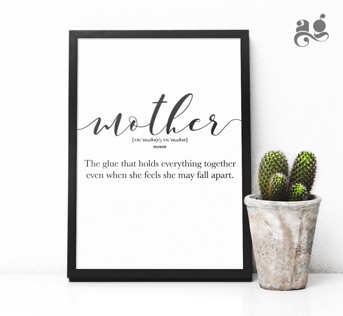 Mother Love Poster, Mother's Day Family Wall Art - Image 3