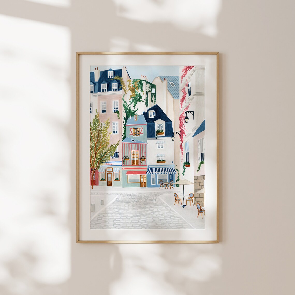 Paris Latin Quarter Travel Poster, Paris Decor - Image 4