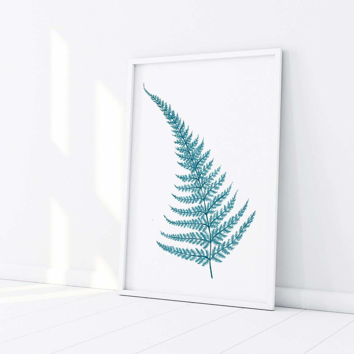 Fern Botanical Watercolour Art Print, Home Decor - Image 2