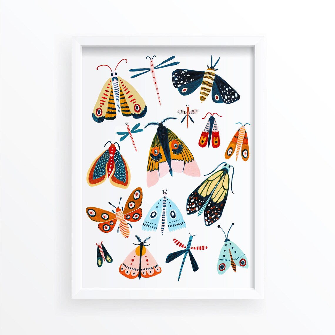 Moth Insect Print, Woodland Nursery Wall Art - Image 4