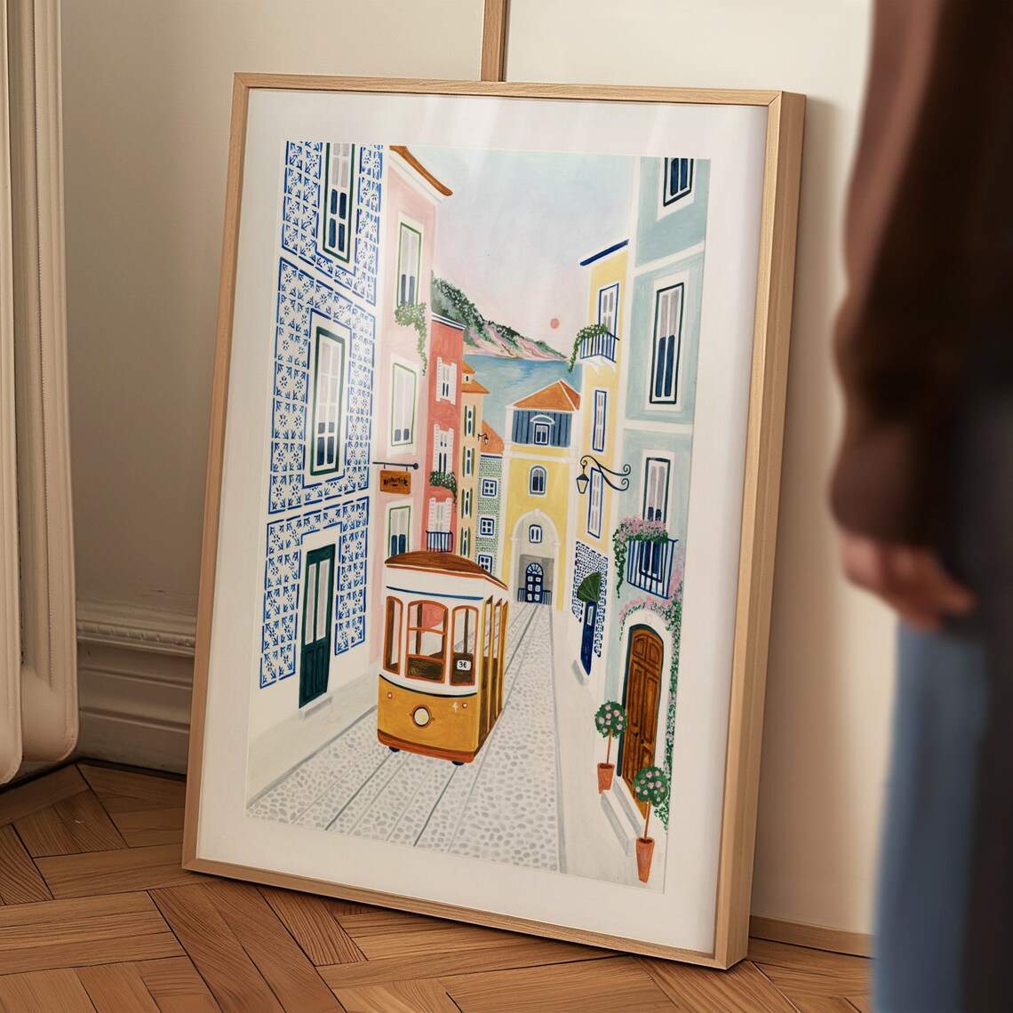 Lisbon Portugal Travel Poster, Europe Wall Art Print - Image 2