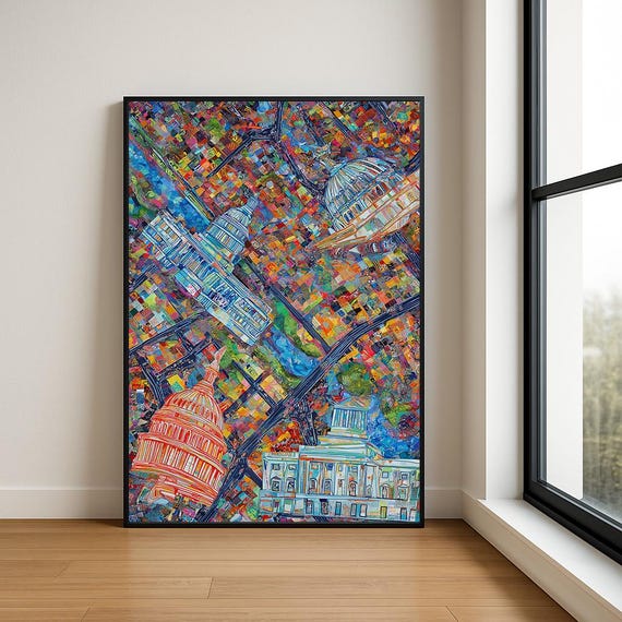 High Resolution Landmark Oil Painting