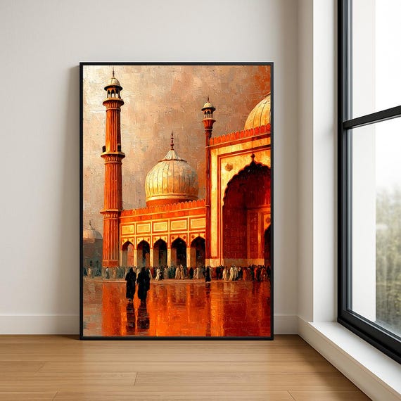 High Resolution Landmark Oil Painting