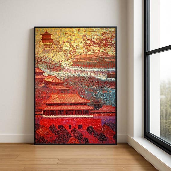 High Resolution Landmark Oil Painting