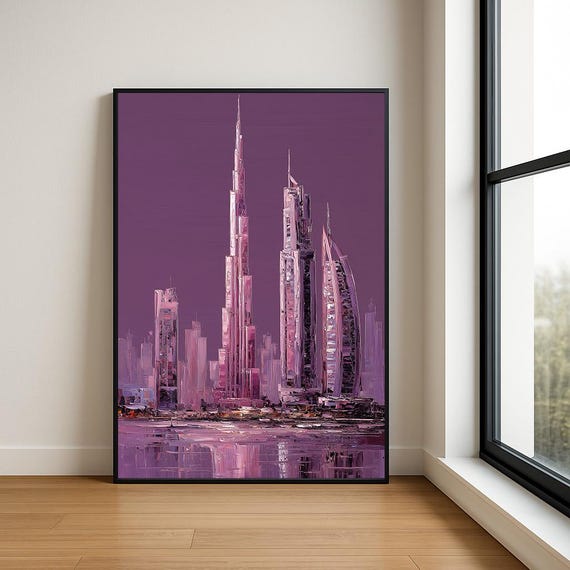 High Resolution Landmark Oil Painting
