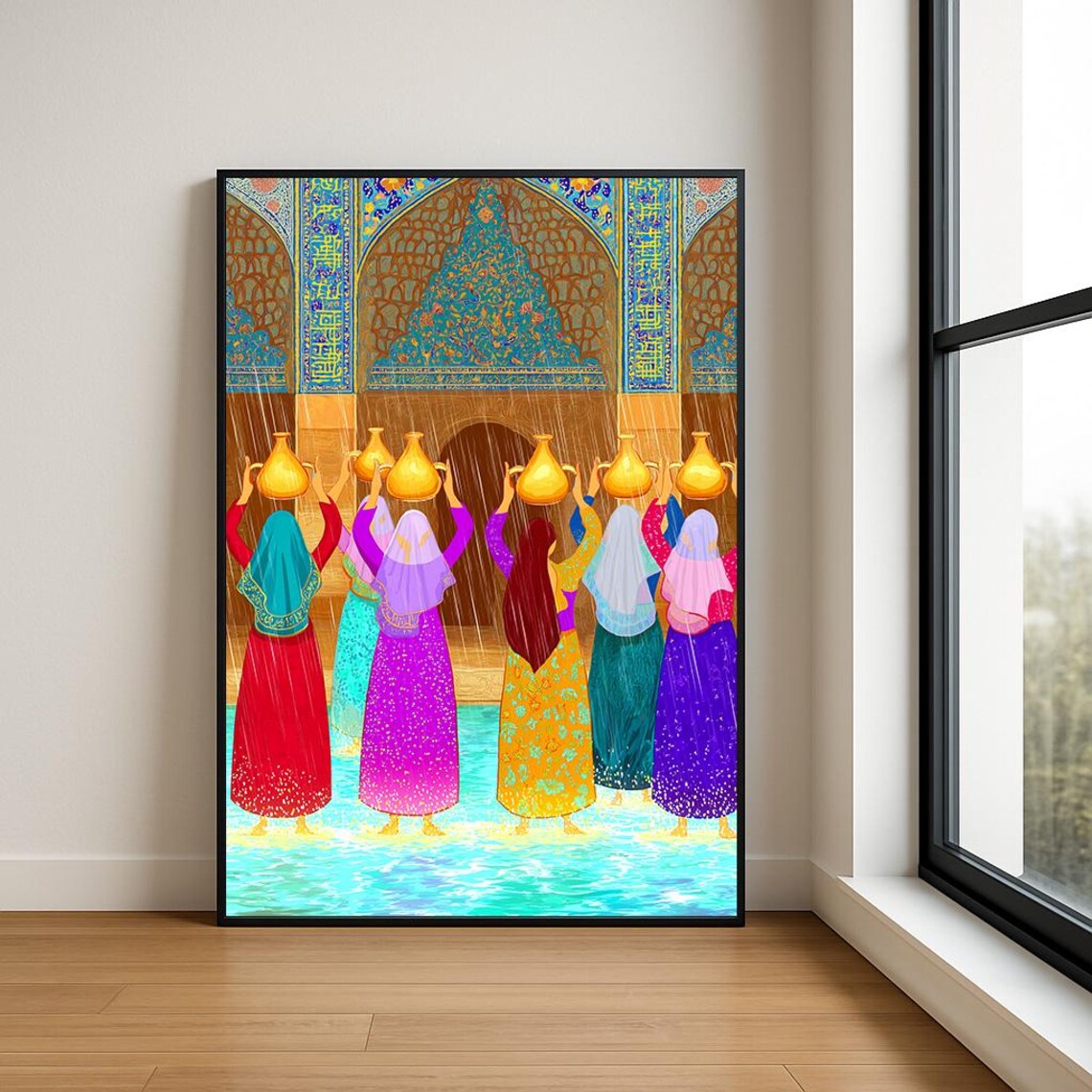 Palestine Art Print Palestinian Wall Collection Middle Eastern Decor Abstract Traditional Designs