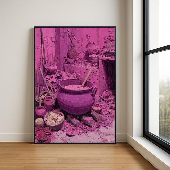 High Resolution Working Woman Oil Painting