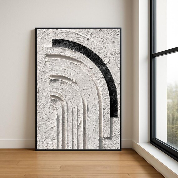 High Resolution Arch Abstract Oil Painting