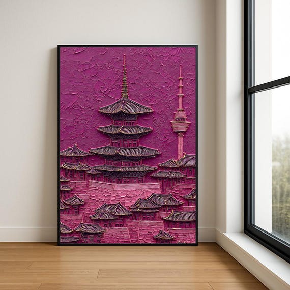 High Resolution Landmark Oil Painting