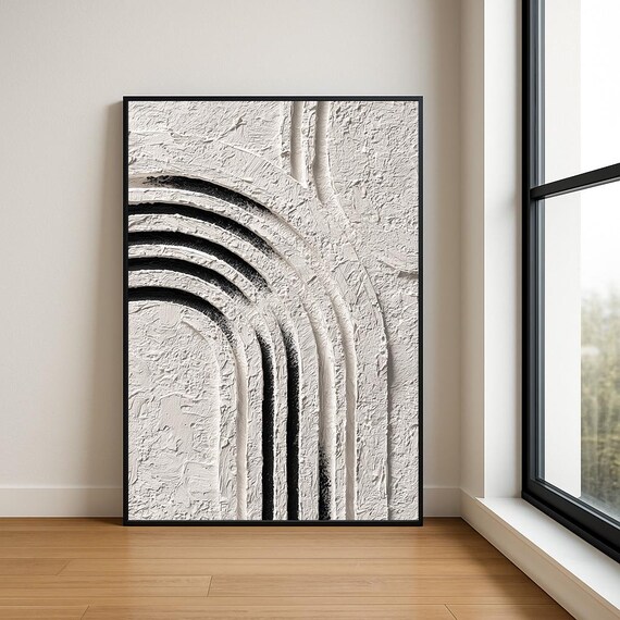 High Resolution Arch Abstract Oil Painting