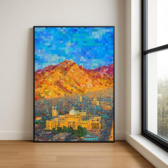 High Resolution Landmark Oil Painting