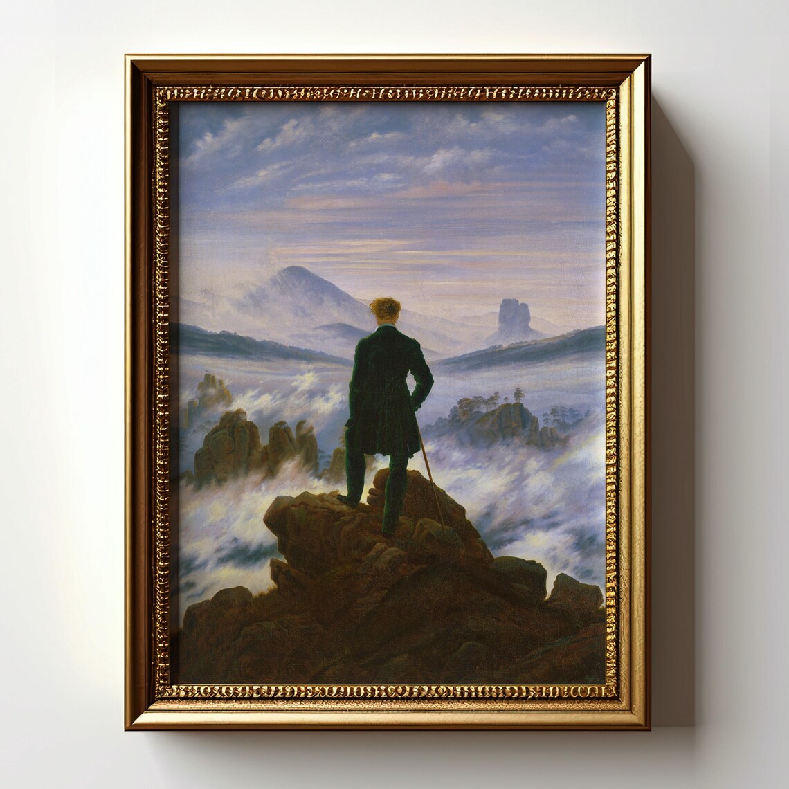 Wanderer Above The Sea Of Fog Caspar David Friedrich Scene Poster - Image 3