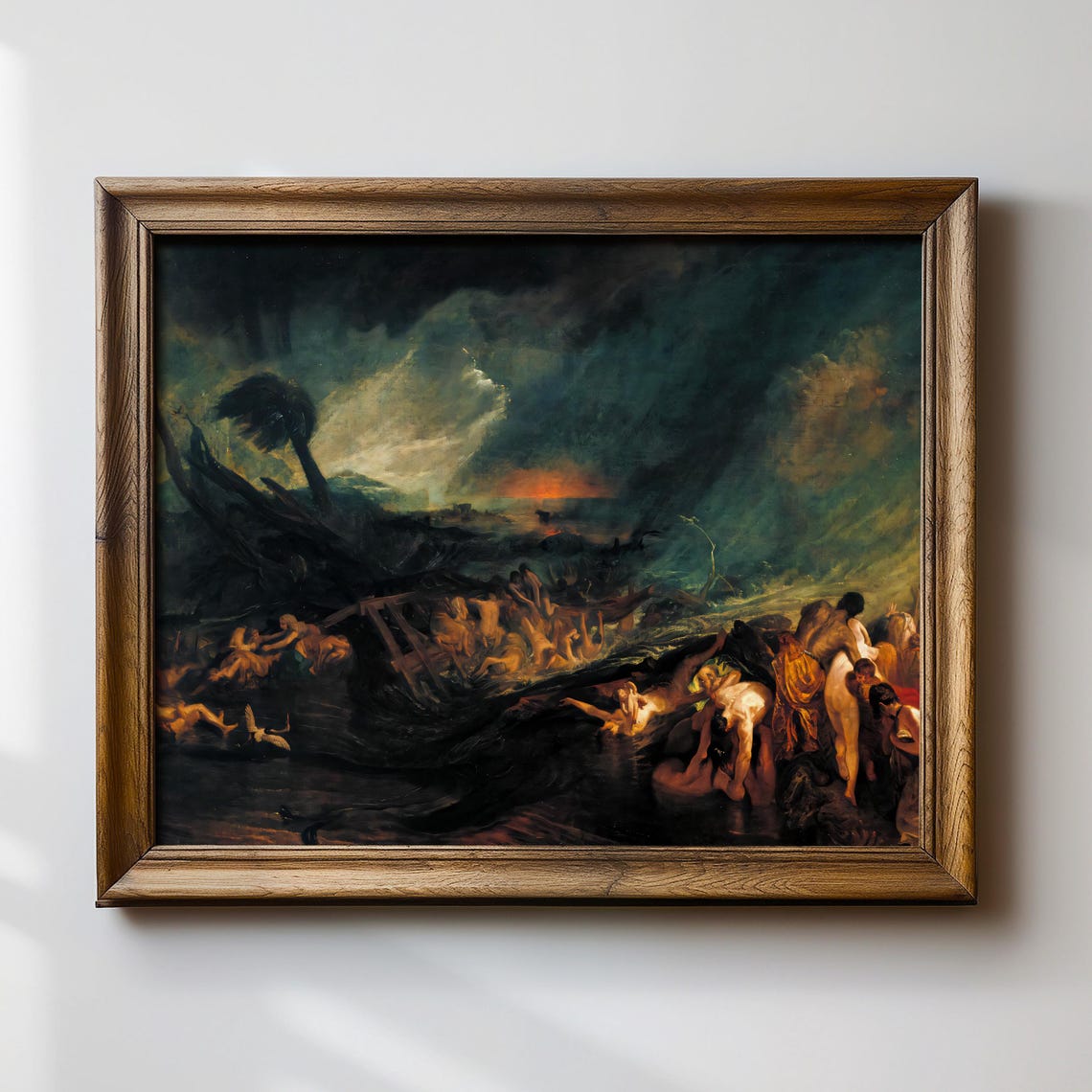 Turner The Deluge Biblical Flood Dramatic Storm Painting Poster - Image 4
