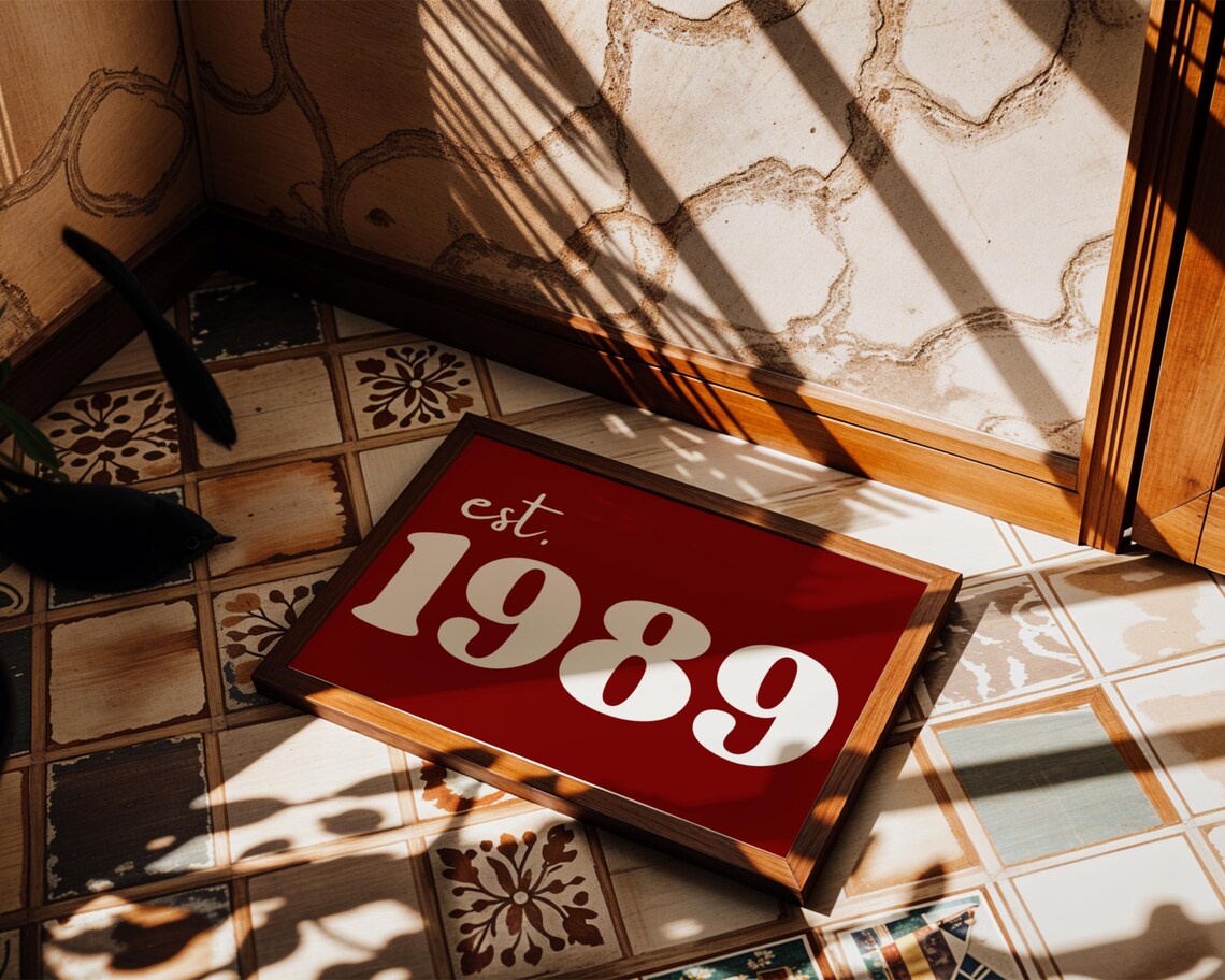 Personalized Established Year Poster Print - Image 2