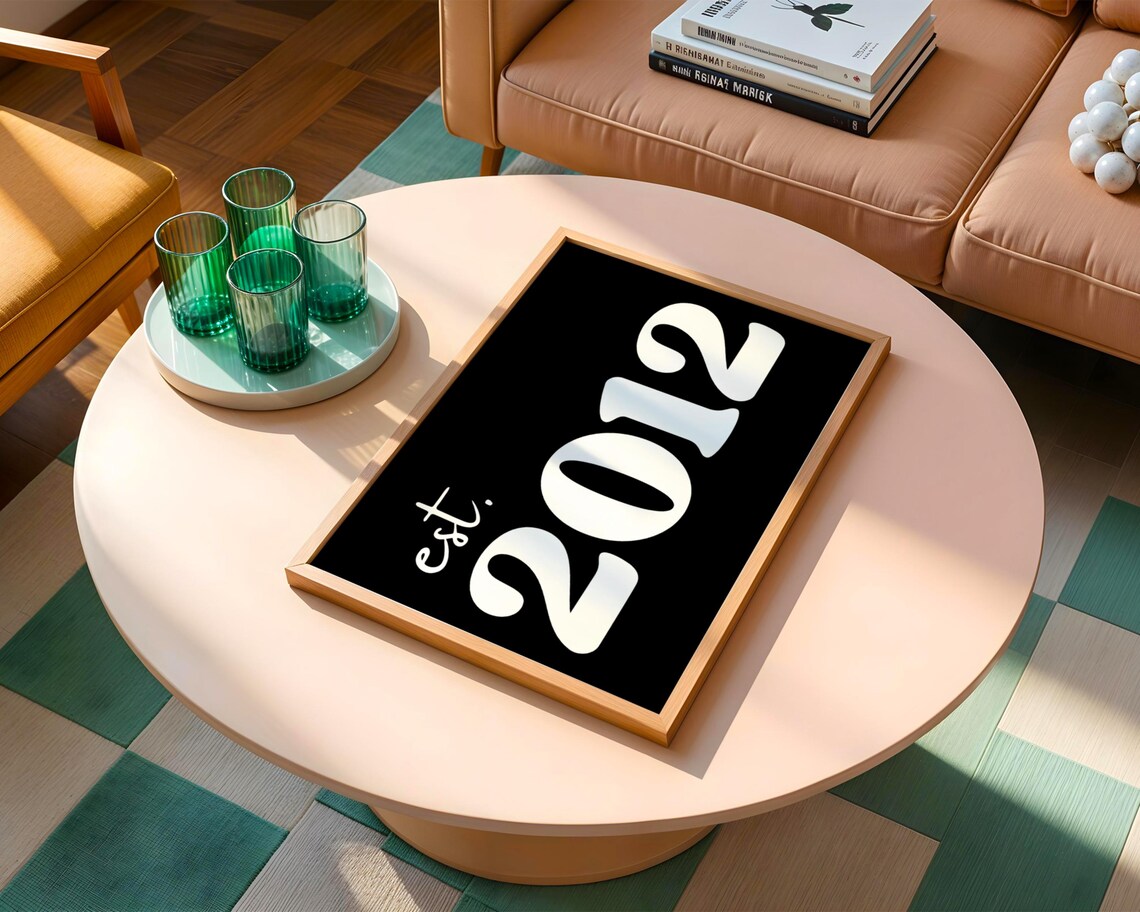 Established Year - Personalized Custom Art - Image 3