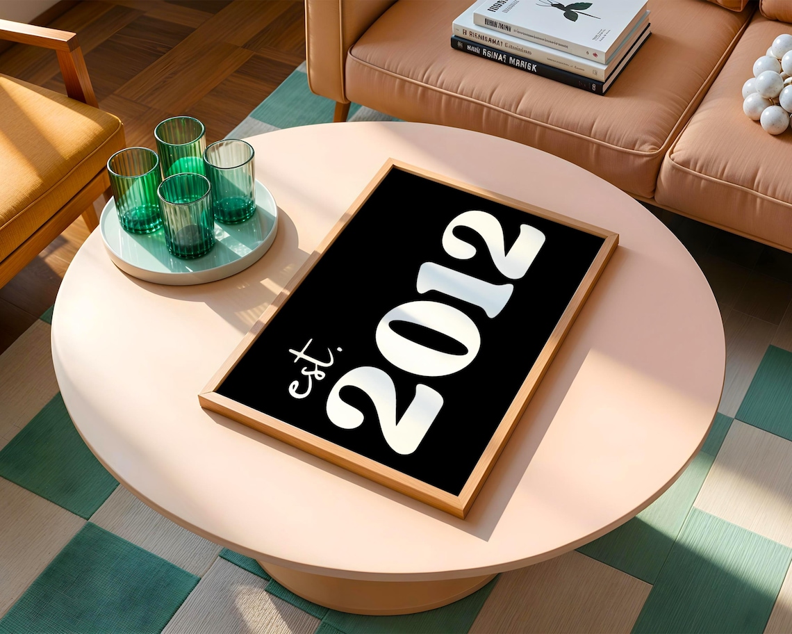 Personalized Established Year Poster - Image 3