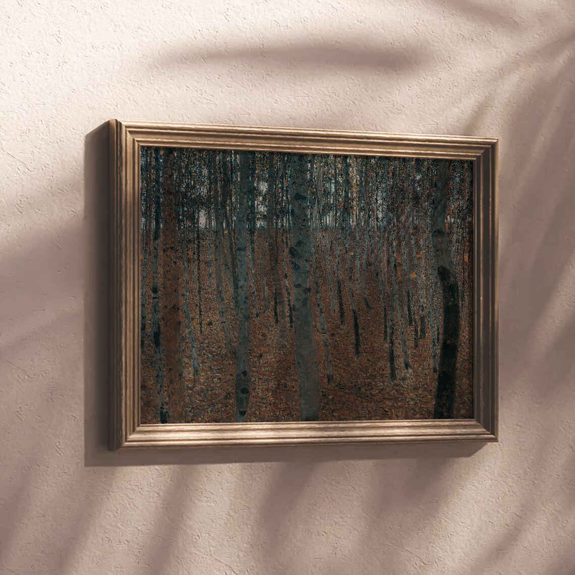Gustav Klimt Beech Forest Moody Autumn Oil Painting Wall Art - Image 2