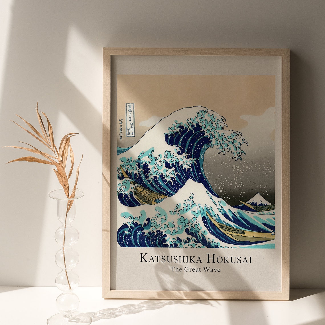 Katsushika Hokusai The Great Wave Off Kanagawa Japanese Poster - Image 5