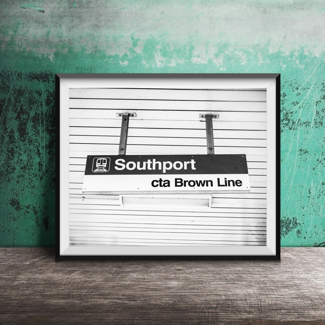 Chicago Southport CTA Brown Line Station Sign Photography Poster - Image 2
