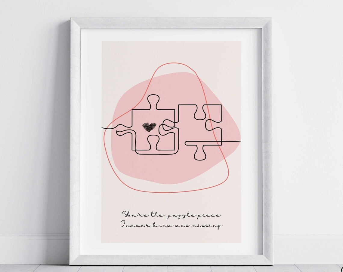 Love Letter Modern Minimalist Gallery Art - Image 4